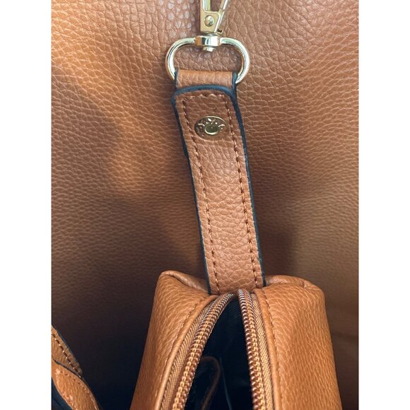 Shein Women’s Faux Leather Black and Brown Tote Shoulder Bag Wallet Bucket Style - Picture 9 of 11